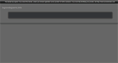 Desktop Screenshot of lagrandeguerra.info